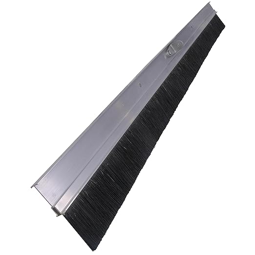 MARSHALLTOWN Aluminum Backed Concrete Broom for Finishing, Polypropylene Fibers, 60 Inch, Made in The USA, 429