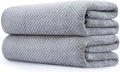 Extra Large Bath Towel Set of 2 (35"x70"),Oversized Bath Sheet Super Soft Highly Absorbent Jumbo Bathroom Towel Set Microfibers Quick Dry Shower Towel for Hotel,Bathroom,Guest,Spa,Gym (2PCS Grey)