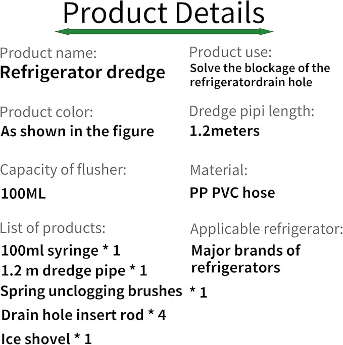 8 pcs Fridge Water Line Kit - Reusable & Easy-to-Use Refrigerator Water Line Cleaning Tool for Daily Home Use - Perfect Buddy for Clearing Water Buildup in Fridges and Drinking Water Dispensers