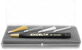 Excelta 262 Precision Scratch Brush Kit with Brass, Steel, Nylon, Fiberglass Refills, Anti Static Plastic Handle, Refillable Cleaning Tool for Electronics, Detailing, Surface Prep, Corrosion Removal
