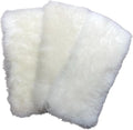 Genuine Lambwool 9" Flat Mop, 3 Refill Pads ONLY, Hardwood, Laminate, Tile & Ceramic Floors, Wet & Dry Use