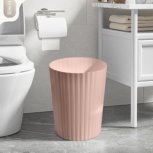 Trash Can - Small Waste basketbin - 2 Gallon- for Office,Home,Bathroom,Kitchen - Pink