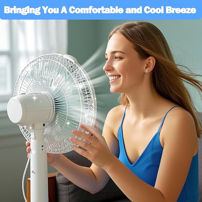 XANGNIER Fan Cleaning Brush Tools Set,10 Pcs Fan Cleaner for Stand up Fan/Desk/Window Exhaust/Box/Oscillating/Standing/Floor/Clip on/Wall/Table/Wall Mount/Pedesta Fan,Bendable Cobweb Duster Remover