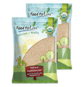 Food to Live Organic Italian White Whole Grain Sorghum, 25 Pounds – Non-GMO White Groats. Raw Milo Seeds. Vegan, Bulk Broom-corn. Durra is Great for Making Flour and Popped Jowar Dhani