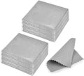 SEVENWELL 50pcs Jewelry Cleaning Cloth Pink Polishing Cloth for Sterling Silver Gold Platinum Small Polish Cloth 8x8cm