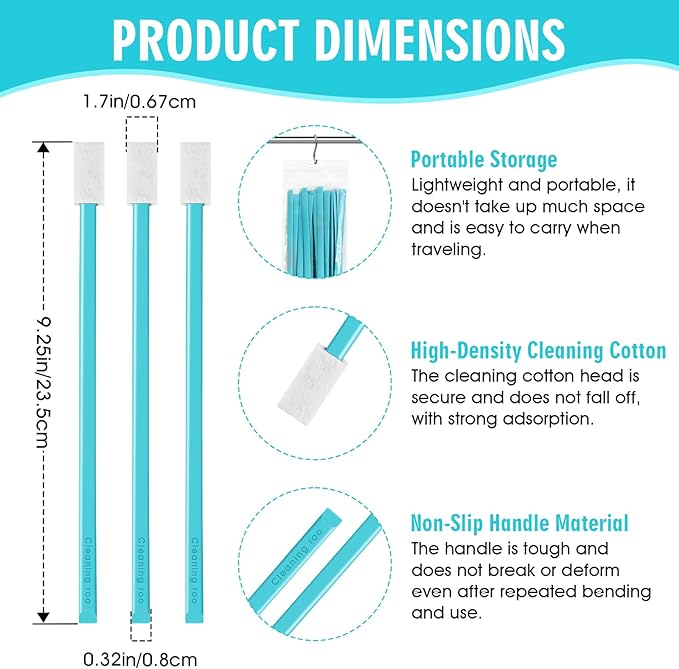 20PCS Crevice Cleaning Brush Tool Kit - Disposable Toilet Brush & Seat Cleaner for Windowsill, Keyboard, Car, Toilet Wand Kit