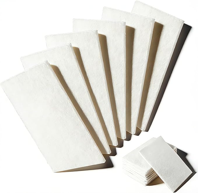 12PCS White Non Woven Pads & Non Scratch Scrubbing Pads 4x6 Inch Light Duty Scouring Pad & Abrasive Surface Scrubber Multi Scouring Sponge for Polishing Cleaning Pads Non Abrasive