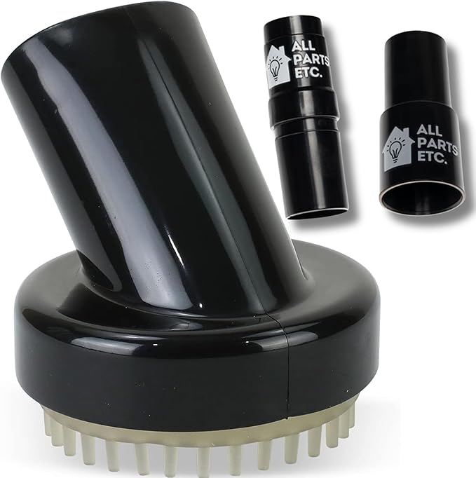 Vacuum Dog Grooming Pet Brush Attachment Tool, 1.25” with 1.5", and 1-3/8" Adapters Pet Grooming Accessories for Shop Vac, Bissell, Eureka, Hoover, Shark, Miele & Models/