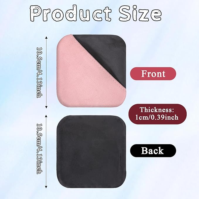 Pink Car Screen Cleaner Microfiber Auto Screen Cleaning Pad, Auto Touchscreen Cleaning Wipes Car CleaningWipes Cloth, Touchscreen Cleaner Cloths for Vehicle Dashboard CarDisplay Interior