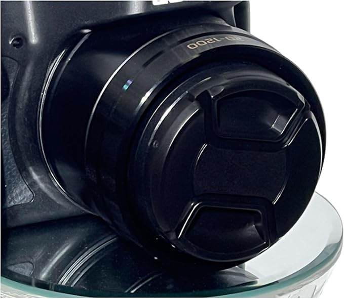 A&R PHOTO Front Lens Cap Cover Compatible with Panasonic DC-FZ80 Digital Camera with Lens cleaning cloth 91109