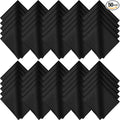 Frienda 50 Pcs Microfiber Cleaning Cloth for Glasses 6x7 Inch Lens Eyeglasses Cleaning Cloth Sunglasses Electronics Glasses Optical Cleaner Wipes Bulk for Camera Lens Eyeglass Screen(Black)