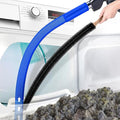 2 Pieces Dryer Vent Cleaner Kit Compatible with Most Vacuum Cleaner, Dryer Lint Brush and Vacuum Hose Attachment, Quickly Lint Remover, Deep Blue