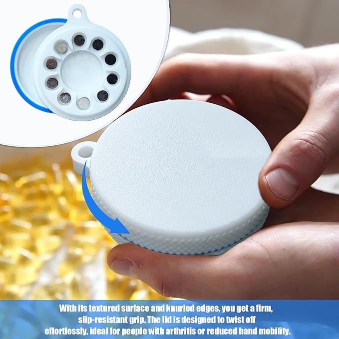 Hearing Aid Battery Case, Portable Battery Storage Box, Button Coin Cell Case Container, Compact Organizer for Hearing Amplifiers, Pocket Carry Box with Keychain（for 312/675 Batteries）