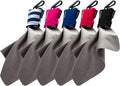 SPUDZ Ultra Variety Pack | Five 6" x 6" Microfiber Towels w/Neoprene Pouches | Premium Microfiber Cleaning Cloths for Laptops, Lenses, Cameras, Screens, and More | 5 Color Variety Pack (General)