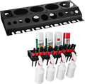 Car Cleaning Brush and Spray Bottle Storage Rack, Wall Mount Bottle Organizer Detailing Brush Organizer Holder，Car Beauty Shop Accessory Display，Spray Containers Tool for Auto Repair Shops Garages