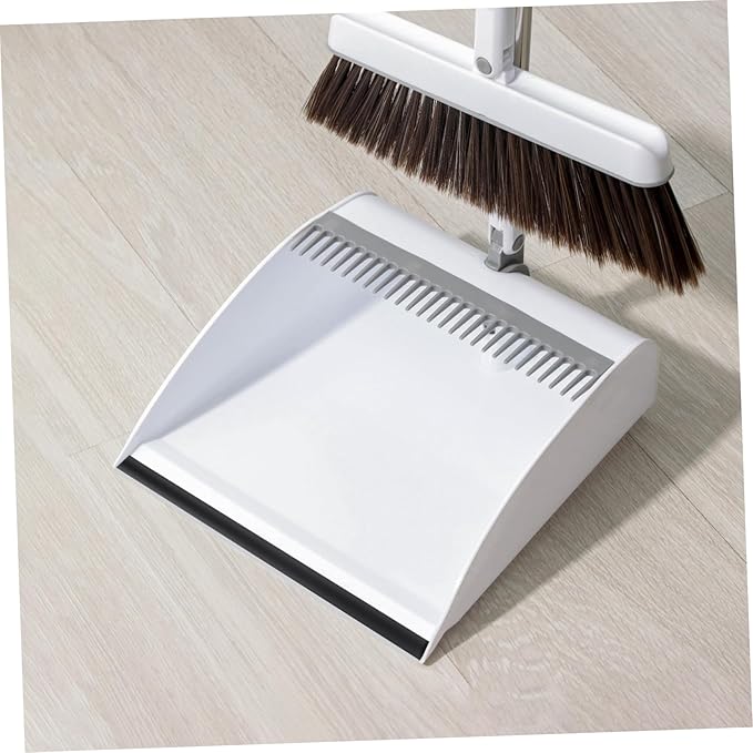 BESTYASH 4pcs Upright Dust Pan Lip Strip Dustpan Edge Strip Replacement Rubber for Dust Pan