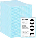 Disposable Dish Cloth and Cleaning Handi Wipes, 100ct, Multi-Use Rags for Kitchen, Bathroom and Windows, Blue