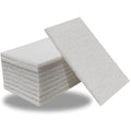 10 Pack 6" x 9" Superfine General Purpose Scuff Pads for Scuffing, Scouring, Sanding, Paint - Surface Preparation Automotive Car Auto Body Woodworking (White -2000 Grit)