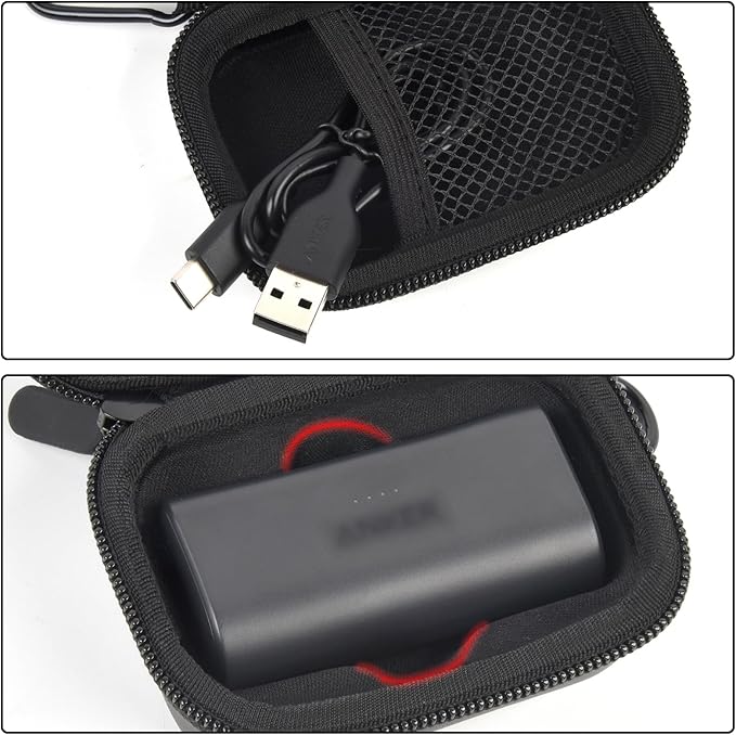 Boobowl Case Compatible with Anker Nano Power Bank with Built-in Lightning Connector 5,000 Mah 12W, Portble Charger Storage Holder for amelema/for LanLuk/for Feob Battery Pack - (Box Only)