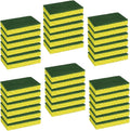 CELOX Scrub Sponges Heavy Duty Sponges for Dishes, Yellow, 36Pack