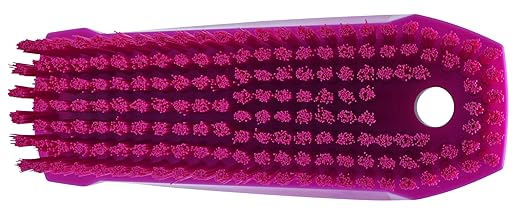 Vikan 64401 Brush,Nail,Stiff,PP/PBT,Pink