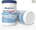 MagiCare 75% Large Alcohol Wipes (2 Canisters) - Alcohol Hand Sanitizing Wipes, Unscented - Premium Hand Wipe, Sanitizer Wipe - Home, Classroom, Cleaning, Camping - 2, 100ct Canisters (200pcs)