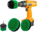 4 Packs Drill Brush Kit, Drill Scrubber Attachment Set for Cleaning Kitchen, Stove, Cabinet, Counter, Carpet, Linoleum