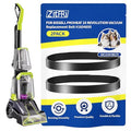 Replacement Belts for Bissell 2910, 2987, 2806, 28062, 29878, 29879, 2190W PowerForce TurboClean PowerBrush Pet Carpet Cleaner, Flat Pump Belt Compatible with Part #1606428 (2 Pack)