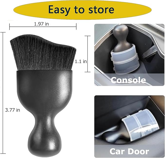 Detailing brush set, Double-Sided Car Seat Belt Cleaning Brush, Car drying towel,Non-Slip Exterior&Interior detailing brushes, detailing brush kit,car cleaning brush for Air Vent, Dashboard, Leather