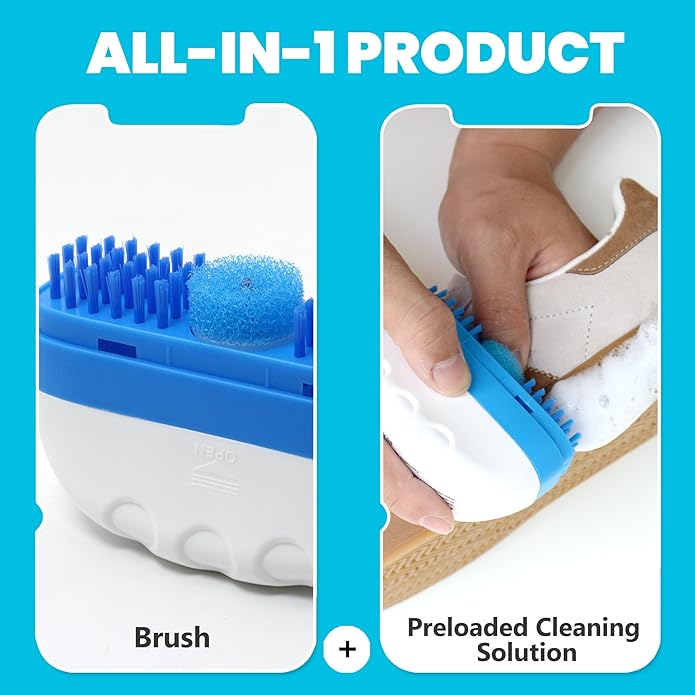 Simple Life All-in-1 Sneaker Cleaner Kit | Sneaker Cleaner, White Shoe Cleaner, Tennis Shoe Cleaner | Travel Shoe Cleaner