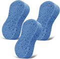 3PCS Car Wash Sponge, Heavy Duty Car Sponges for Washing, Car Accessories Large Sponges for Cleaning, Automotive Cleaning Supplies, Eco Friendly Sponge (7.68 x 3.74 x 1.38 Inch), Blue