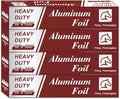 Aluminum Foil Heavy Duty 18 inch Wide, 500 FT Heavy Duty Food Safe Foil Wrap for Cooking, Baking, Grilling, (Pack of 4) Pony Packaging Aluminum Roll 23 Microns Thick - Commercial Grade
