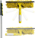DOCA Telescoping Pole 6-24 Ft - Extension Pole for Cleaning, Feather Duster, Window Washing Kit, Paint Roller, Window Squeegee - High Reach Extendable Kit for Indoor & Outdoor - Squeegee Scrubber