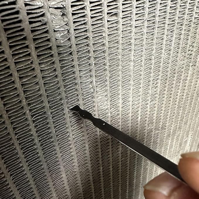 Water Tank Radiator Fins Cleaning Pins Precision Pick Detailing Brush 10'' Hole Through Pin Ventilation Tool for Radiator Cleaning Wand Radiator Genie Water Air Radiator Cleaner Air Comb Filter