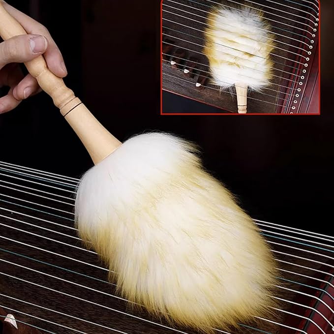 Sofa Nonstatic Hanging Rope Modern Home Cleaning Wood Handle Furniture Dust Sweeping Car Brush Long Lambswool Duster