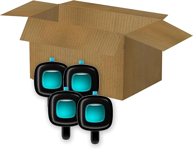 Unstopables Car Odor-Fighting Car Freshener Vent Clip Fresh Scent, .07 oz. Car Vent Clip, Pack of 4