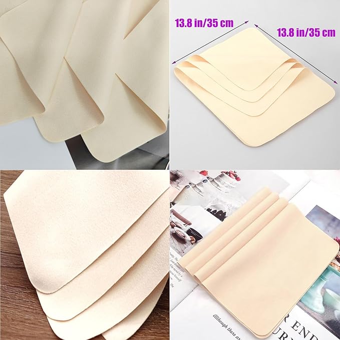 String Instrument Polishing Cloth Cleaning Cloth and high-Grade polishing Cloth. Multifunctional Cleaning Cloth, for Musical Instruments. 13.78" x 13.78"