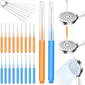 30 PCS Shower Head Cleaner Picks, Multiple Size Hole Cleaning Brush for Shower Head Small Hole, Stainless Steel Holes Anti-Clogging Cleaning Brush for Unchoke Showerhead