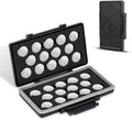 JJC CR1632/CR1620/CR1616 Battery Storage Case, Moisture-proof & Anti-shock & Anti-dust, Soft Foam Lining, Ergonomic Locking System, Compact & Lightweight