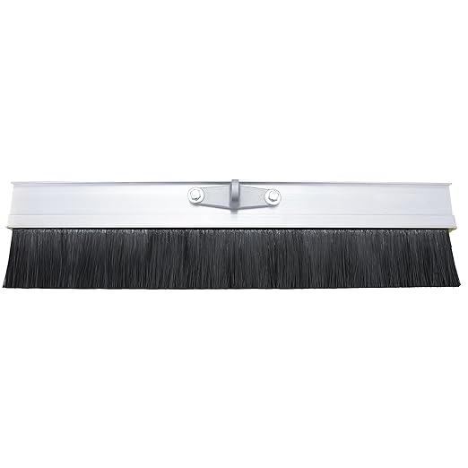 MARSHALLTOWN Aluminum Backed Concrete Broom for Finishing, Polypropylene Fibers, 36 Inch, Made in The USA, 427