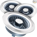Kitchen Sink Drain Strainer & Sink Stopper, Upgraded 3 in 1 Stainless Steel Drain Plug Combo with Anti-Clog Basket, Pop Up Drain Cover for Standard 3-1/2'', Fits Double Bowl Kitchen Sinks