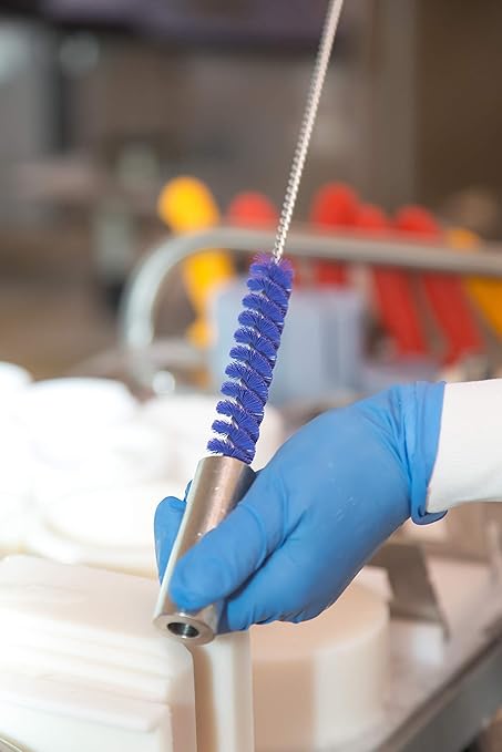 Vikan 53763 Tube Brush,.8",PP/PBT,Blue
