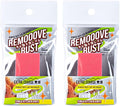 Rust Eraser for Knives Kitchen Stoves Wood Finish and Bicycles Multi Purpouse Cleaning Rubber Eraser Remover Dirt Stains (Extra coarse) Made in Japan, Set of 2