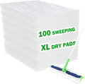 XL Dry Sweeping Cloth Refills for Swiffer Sweeper X-Large Mop, XL Disposable Dry Pads Refills, Pet Hair Dust Heavy Duty Dry Floor Cloth Refills for Floor Sweeping and Cleaning, 100 Count