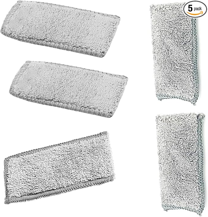 5 Pack Double Head Car Duster Microfiber Sleeves Replacement 2 in 1 Car Interior Dust Brush Refill Pads for Car Interior Detail Dust Brush Detailing Kit Dashboard Car Air Vent Duster Brush