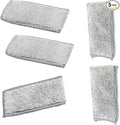 5 Pack Double Head Car Duster Microfiber Sleeves Replacement 2 in 1 Car Interior Dust Brush Refill Pads for Car Interior Detail Dust Brush Detailing Kit Dashboard Car Air Vent Duster Brush
