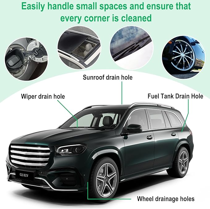 Auto Sunroof Drain Cleaning Tool, 196 Inch Flexible Tube Cleaning Brush, Flexible Drain Brush Extra Long Pipe Cleaners for Car, Car Sunroof Drain Hole Cleaner for Drains, Sewers, Windshields