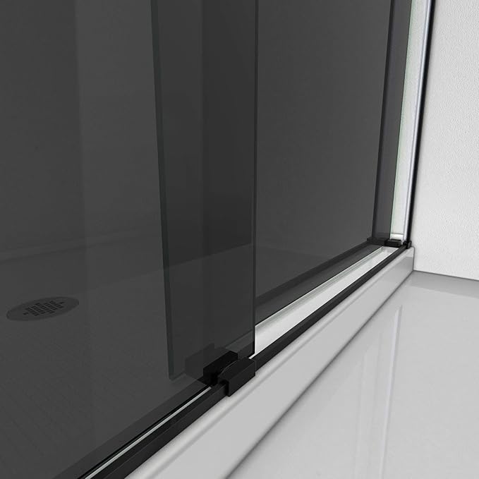 DreamLine Aqua Uno 34 5/16 inch W x 58 inch H Frameless Hinged Tub Door in Oil Rubbed Bronze