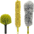 DOCA Telescoping Pole Attachment - Extension Pole for Cleaning, Feather Duster, Window Washing Kit, Paint Roller, Window Squeegee - High Reach Extendable Kit for Indoor & Outdoor - Duster Kit