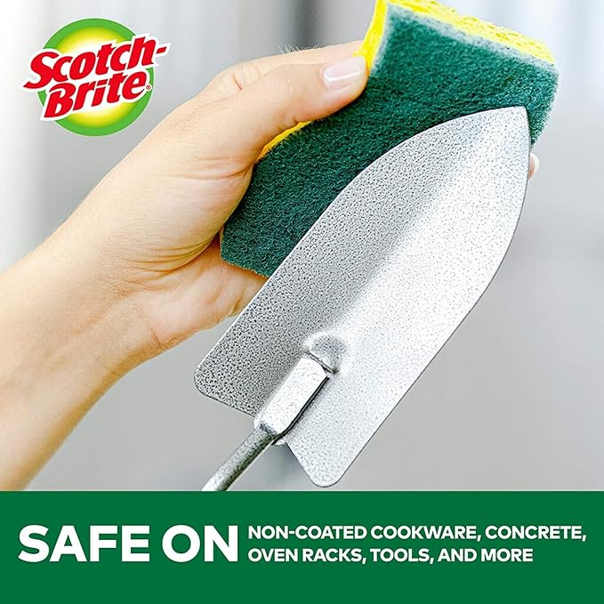 3M Heavy-Duty Kitchen Scrub Sponge, No Size